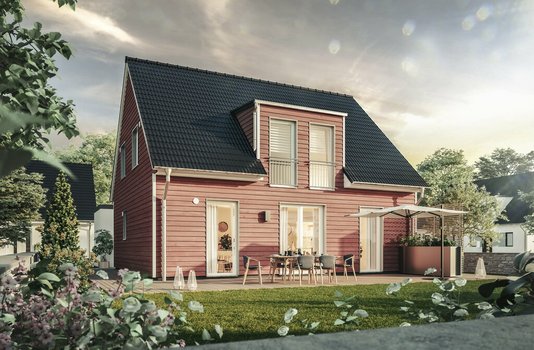 Flair-125-Garten-Holzhaus-3 Flair 125 mit Holzverkleidung